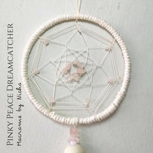 Load image into Gallery viewer, THE PINKY PEACE DREAMCATCHER - ROOM DECOR
