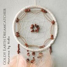 Load image into Gallery viewer, THE GOLDY EARTH DREAMCATCHER - ROOM DECOR
