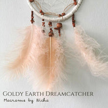 Load image into Gallery viewer, THE GOLDY EARTH DREAMCATCHER - ROOM DECOR
