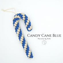 โหลดรูปภาพลงในเครื่องมือใช้ดูของ Gallery Blue Candy Cane - Christmas decorations - ซานตาครอส- ตกแต่งต้นคริสต์มาส - Macrame by Nicha - ซื้อของตกแต่งคริสต์มาส
