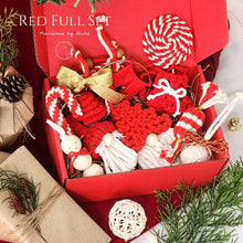 Load image into Gallery viewer, CHRISTMAS DECORATIONS - ของตกแต่งคริสต์มาสธีมสีแดง - RED SET - 12 ชิ้น 2
