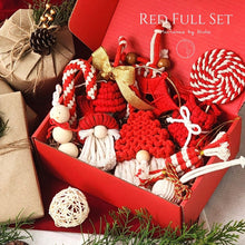 Load image into Gallery viewer, CHRISTMAS DECORATIONS - ของตกแต่งคริสต์มาสธีมสีแดง - RED SET - 12 ชิ้น\
