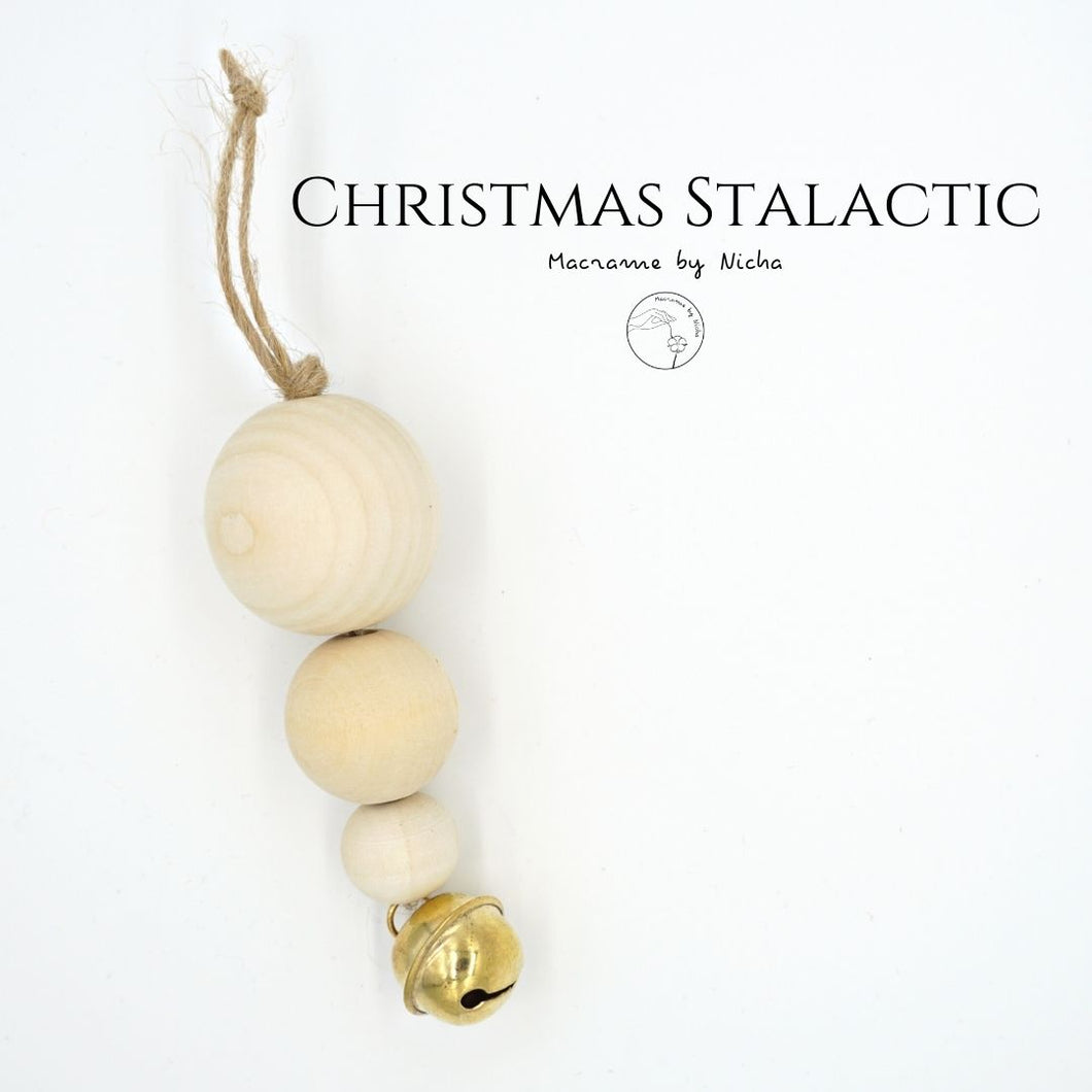 The Christmas Stalactic - หินงอกคริสต์มาส - ของตกแต่งคริสต์มาส - Macrame by Nicha - Christmas decoration