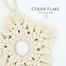 โหลดรูปภาพลงในเครื่องมือใช้ดูของ Gallery Coldy Flake -หิมะคริสต์มาส - ของตกแต่งคริสต์มาส - Macrame by Nicha - Christmas decoration2
