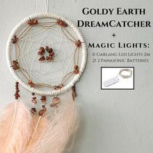 โหลดรูปภาพลงในเครื่องมือใช้ดูของ Gallery THE GOLDY EARTH DREAMCATCHER - ตาข่ายดักฝันขนาดเล็ก
