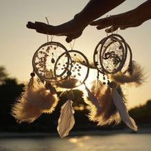 Load image into Gallery viewer, THE PINKY PEACE DREAMCATCHER - ROOM DECOR
