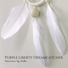 โหลดรูปภาพลงในเครื่องมือใช้ดูของ Gallery THE PURLE LIBERTY DREAMCATCHER - ตาข่ายดักฝันขนาดเล็ก
