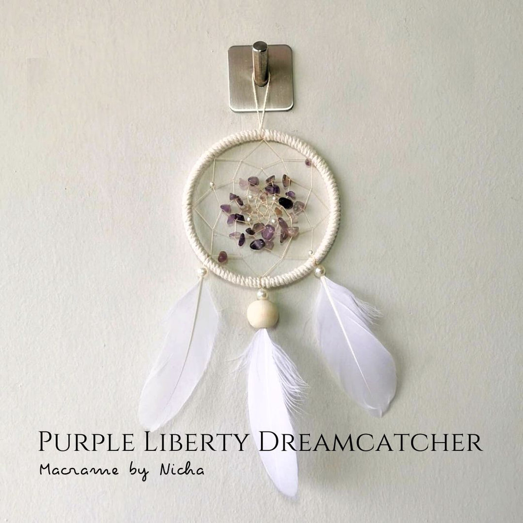 THE PURLE LIBERTY DREAMCATCHER - ตาข่ายดักฝันขนาดเล็ก