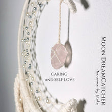 โหลดรูปภาพลงในเครื่องมือใช้ดูของ Gallery MOON DREAMCATCHER - ตาข่ายดักฝัน พระจันทร์ - The Crescent Moon dream catcher9
