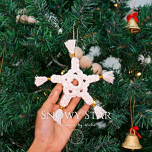 Load image into Gallery viewer, THE SNOWY STAR - SNOWFLAKES - CHRISTMAS ORNAMENTS &amp; DECORATIONS
