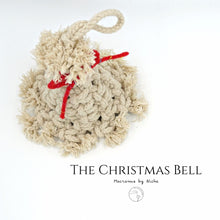 Load image into Gallery viewer, Chritmas bell - ระฆังและกระดิ่ง - ของตกแต่งคริสต์มาส - Macrame by Nicha - Christmas decoration3

