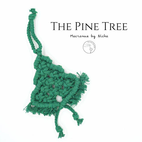 Christmas Tree - ต้น ค ริ สมาส - ของตกแต่งคริสต์มาส - Macrame by Nicha - Christmas decoration